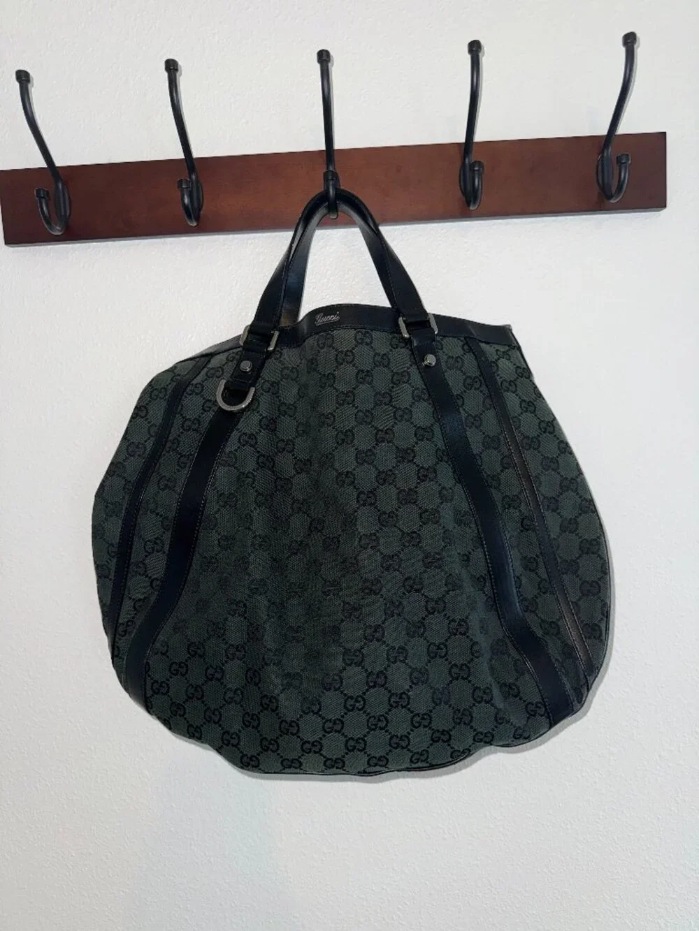 Gucci GG Canvas Abbey Convertible Hobo/Tote